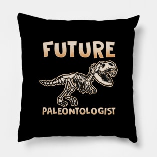 Future Paleontologist - Dinosaur T-Shirt Pillow