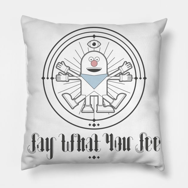 Catchphrase - Mr. Chips Pillow by Mob73