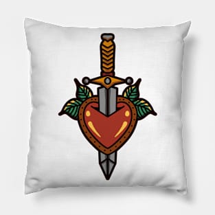 heart sword Pillow