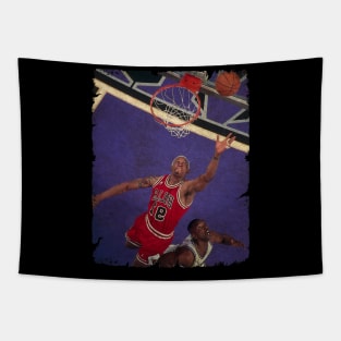 Dennis Rodman - Chicago Bulls vs Sacramento Kings Tapestry