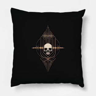 Minimalistic Geometric Illustration Pillow