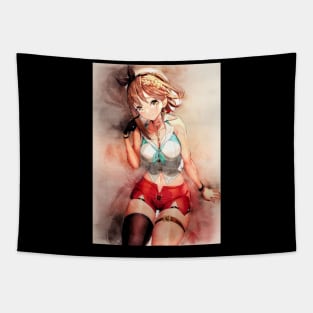 Reisalin Stout Anime Watercolor Tapestry