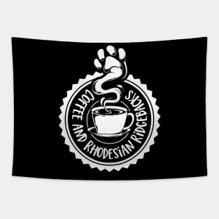 Coffee and Rhodesian Ridgebacks - Rhodesian Ridgeback Tapestry