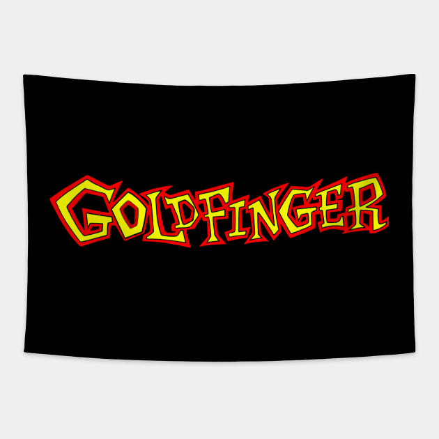 Goldfinger band Tapestry by rozapro666