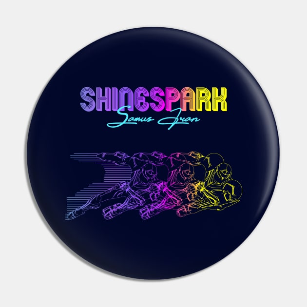 Retro Shinespark Pin by Silentrebel