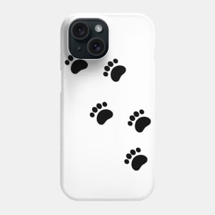 Animal Tracks Paw Prints Phone Case