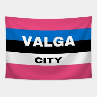 Valga City in Estonia Flag Tapestry