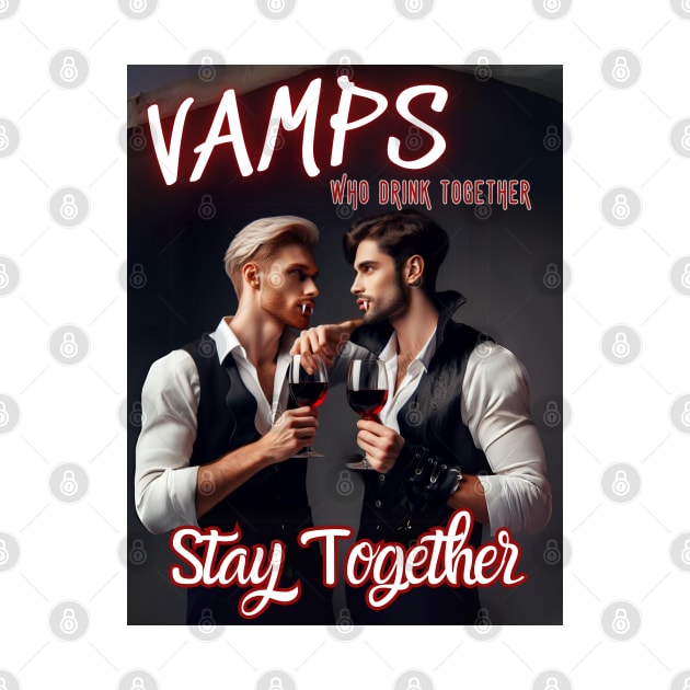 Vamps Who Drink Together, Stay Together v5 by GeekGirlsBazaar