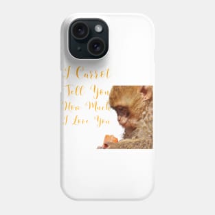 I Carrot Tell You How Much I Love You Phone Case