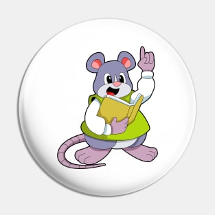 Mouse as Teacher with Book Pin