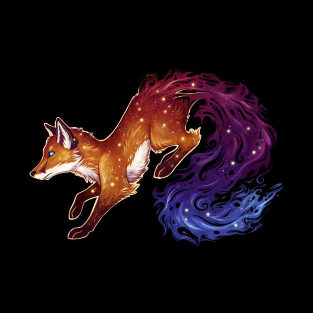 Space Fox (Red) by KanizoArt