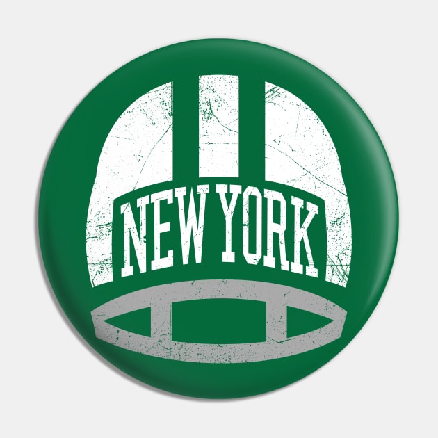 NYJ Retro Helmet - Green Pin by KFig21