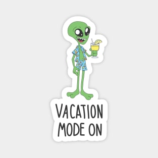 Alien on vacation Magnet