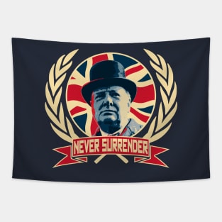 Never Surrender Tapestry