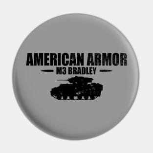 M3 Bradley (distressed) Pin