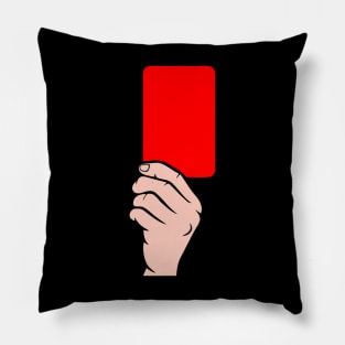 Funny Red Card Pillow