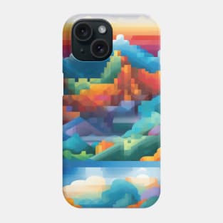 Pixel Art Repeating Patternv Phone Case