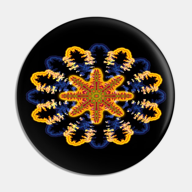 MANDALA #1 Pin by RickTurner