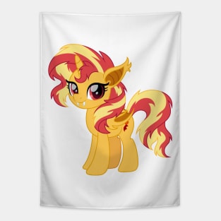 Sunset Shimmer bat pony redraw Tapestry