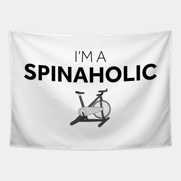 I'm a Spinaholic Spin Bike Tapestry by murialbezanson