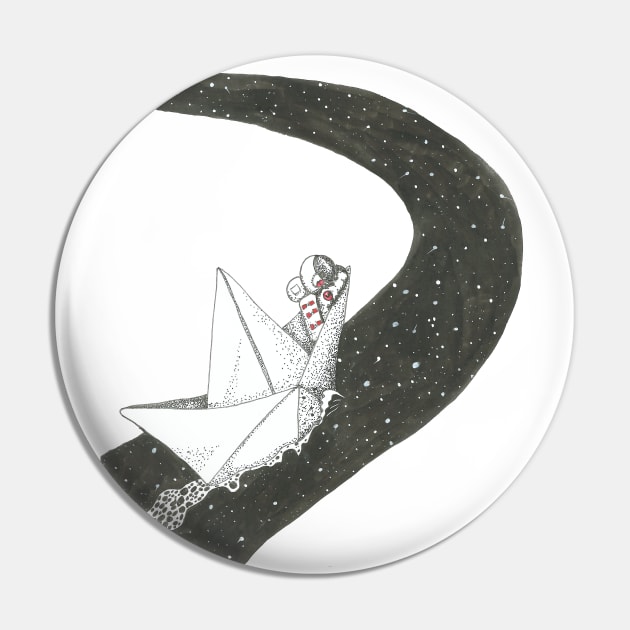 Space-ship Pin by Créa'RiBo