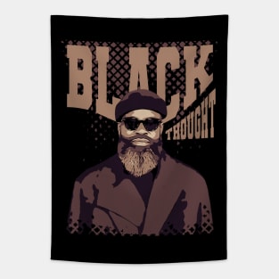 Black Thought // Vintage poster Tapestry