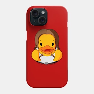 Rock Band Drummer Rubber Duck Phone Case