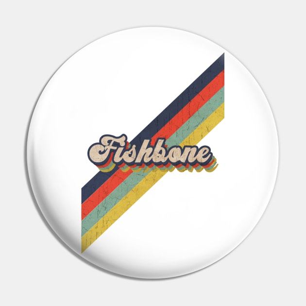 retro vintage color Fishbone Pin by HarryMarket