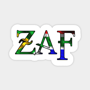 South Africa South African flag ZAF Magnet