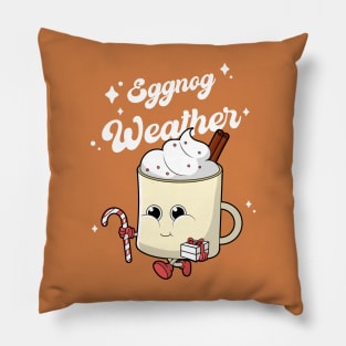 Eggnog Weather Pillow