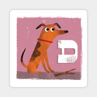 D is for Dog Magnet