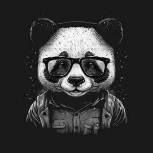 Hipster Panda T-Shirt