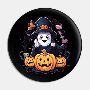 Boo Pumpkin Pin