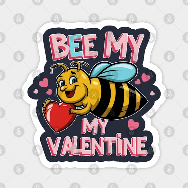 Bee my valentine Magnet by Jackystore