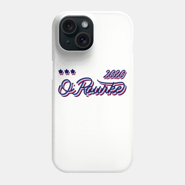 Beto O'Rourke 2020, Presidential Candidate - cool red white and blue vintage style. Phone Case by YourGoods