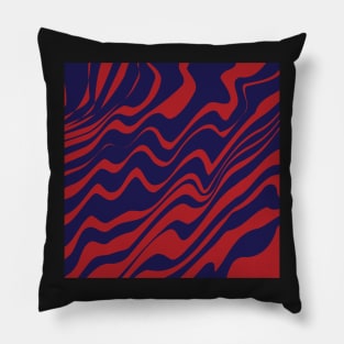 Abstract waves Pillow