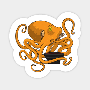 Octopus Ramen Bowl Magnet
