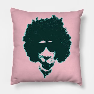 Groovin' Lion - Green Pillow