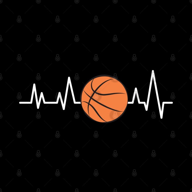 Heartbeat Pulse - Basketball by DesignWood-Sport