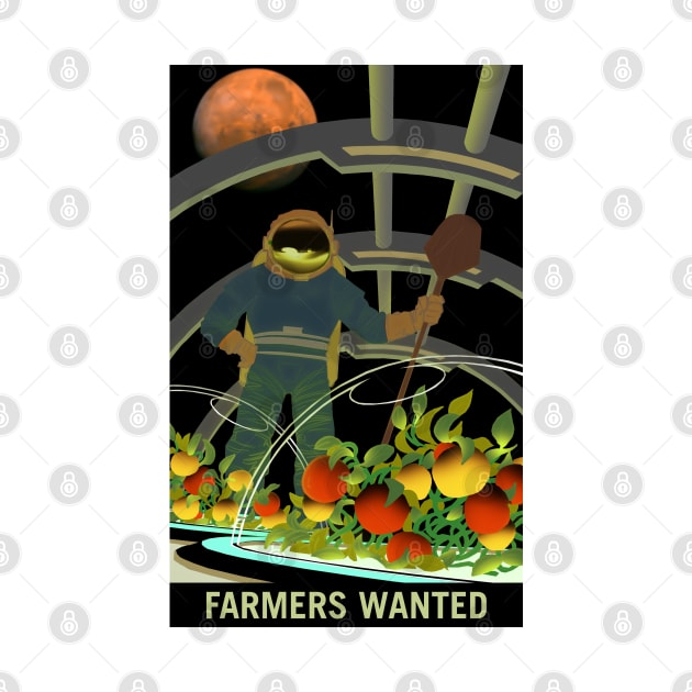 Farmers Wanted Terraforming Mars by PosterpartyCo