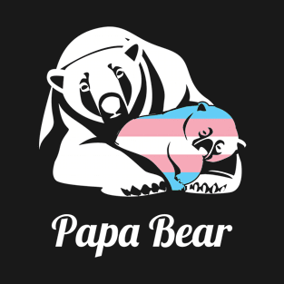 LGBTQ Papa Bear Trans Child Equal Rights Transgender Gift T-Shirt