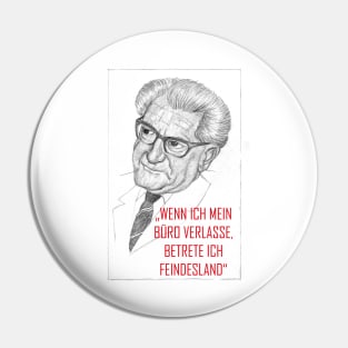 Fritz Bauer quote II Pin