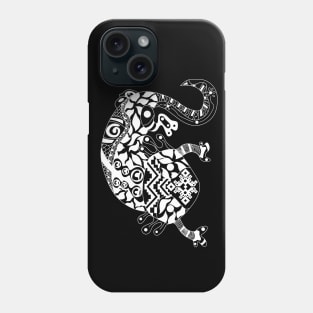 Ajolote Frog mandala ecopop pattern Phone Case