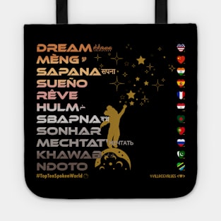 DREAM: Say ¿Qué? Top Ten Spoken (World) (Boho) Tote