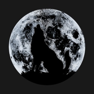 Wolf And Moon T-Shirt