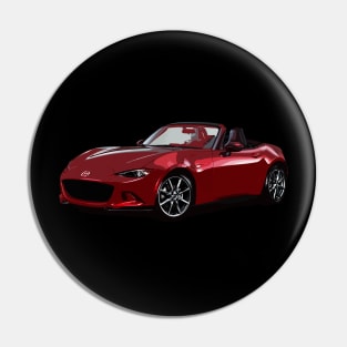 Miata MX5 IV RED Pin