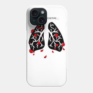 Hanahaki disease - Can't breathe BLACK Phone Case