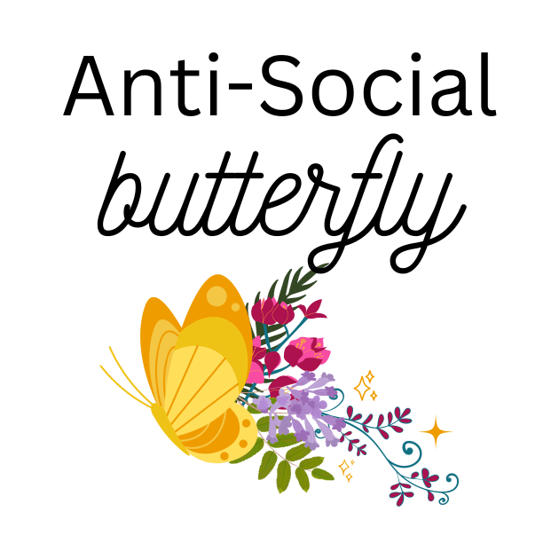 Anti-Social Butterfly by nanas_design_delights