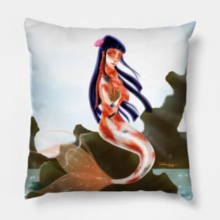 The Koi Mermaid Pillow