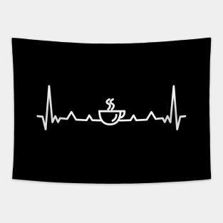 Coffee Heartbeat Tapestry